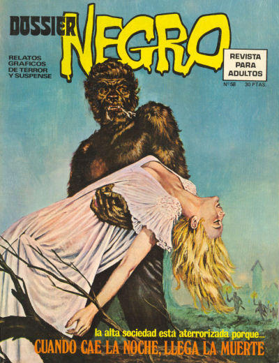 Cover for Dossier Negro (Ibero Mundial de ediciones, 1968 series) #58