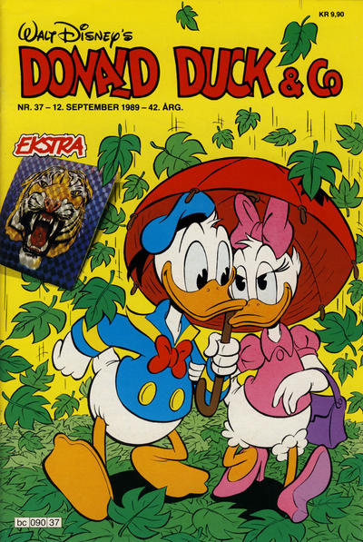 Cover for Donald Duck & Co (Hjemmet / Egmont, 1948 series) #37/1989