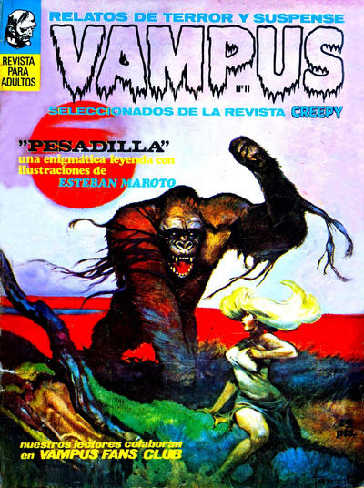 Cover for Vampus (Ibero Mundial de ediciones, 1971 series) #﻿11