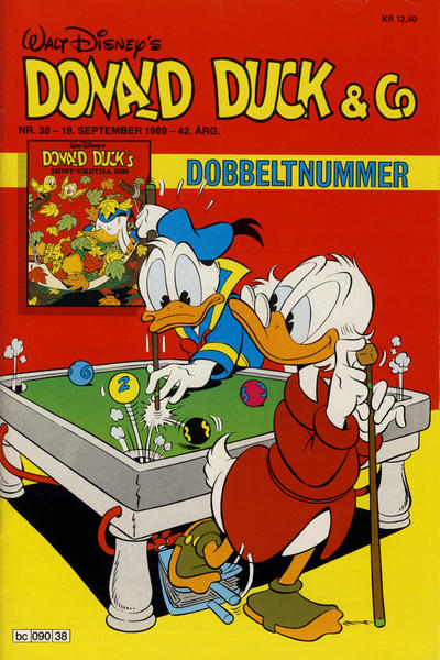 Cover for Donald Duck & Co (Hjemmet / Egmont, 1948 series) #38/1989