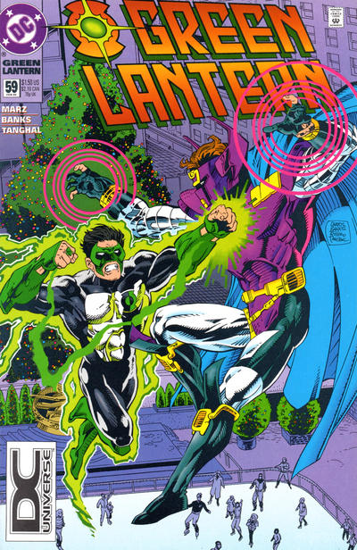 Cover for Green Lantern (DC, 1990 series) #59 [DC Universe Corner Box]