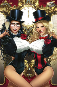 Cover Thumbnail for Grimm Fairy Tales (Zenescope Entertainment, 2005 series) #92 [New Year's Black Tie Exclusive Variant by Franchesco!]