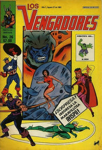 Cover Thumbnail for Los Vengadores (Novedades, 1981 series) #26