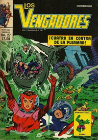 Cover Thumbnail for Los Vengadores (Novedades, 1981 series) #27