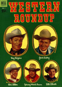 Cover for Western Roundup (Dell, 1952 series) #2 [35¢]