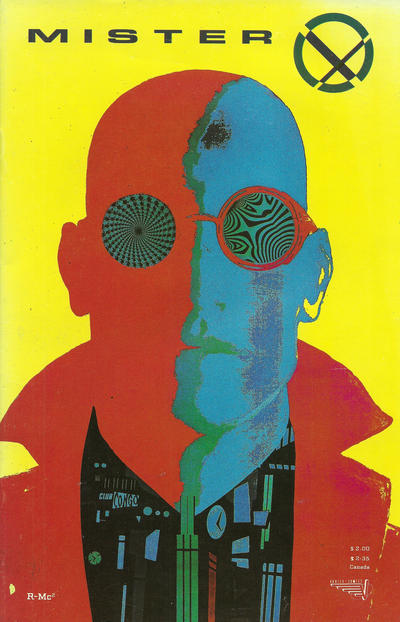 Cover for Mister X (Vortex, 1989 series) #1 [Red Shadows]