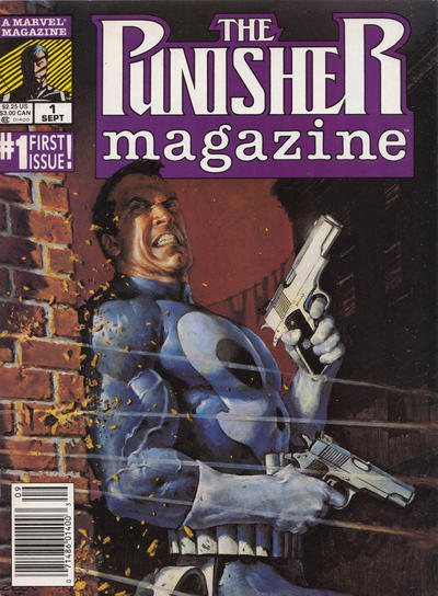Cover for The Punisher Magazine (Marvel, 1989 series) #1 [Newsstand]