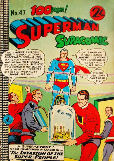 Cover for Superman Supacomic (K. G. Murray, 1959 series) #47