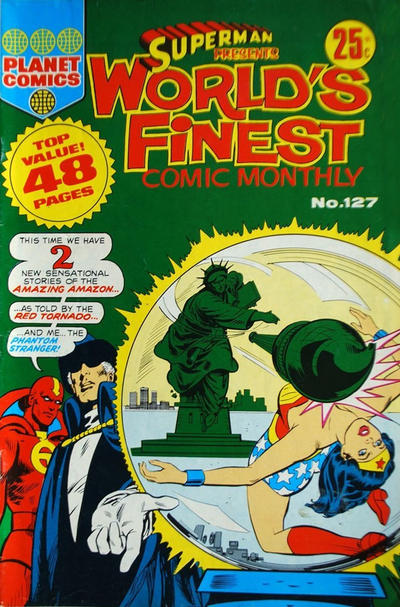 Cover for Superman Presents World's Finest Comic Monthly (K. G. Murray, 1965 series) #127