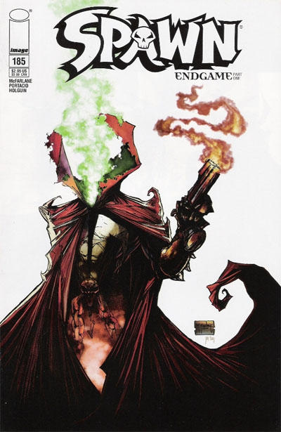 Cover for Spawn (Image, 1992 series) #185 [Todd McFarlane - Headless Spawn]