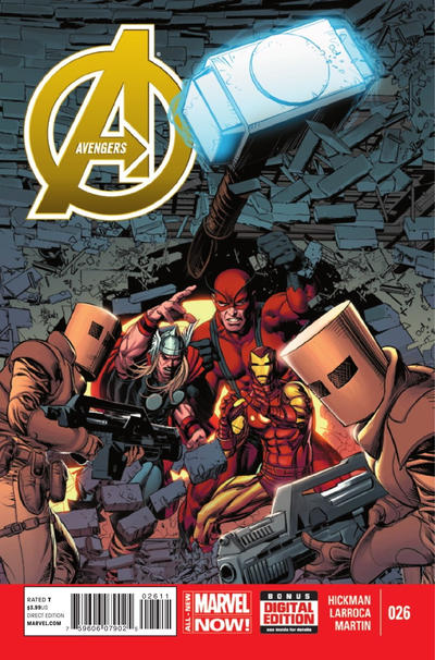Cover for Avengers (Marvel, 2013 series) #26
