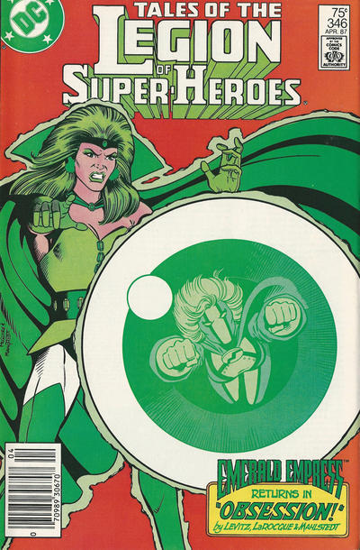 Cover for Tales of the Legion of Super-Heroes (DC, 1984 series) #346 [Newsstand]