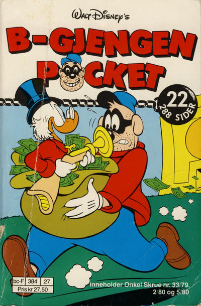 Cover for B-Gjengen pocket (Hjemmet / Egmont, 1986 series) #22 [Reutsendelse]