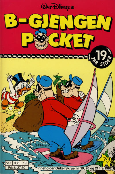 Cover for B-Gjengen pocket (Hjemmet / Egmont, 1986 series) #19