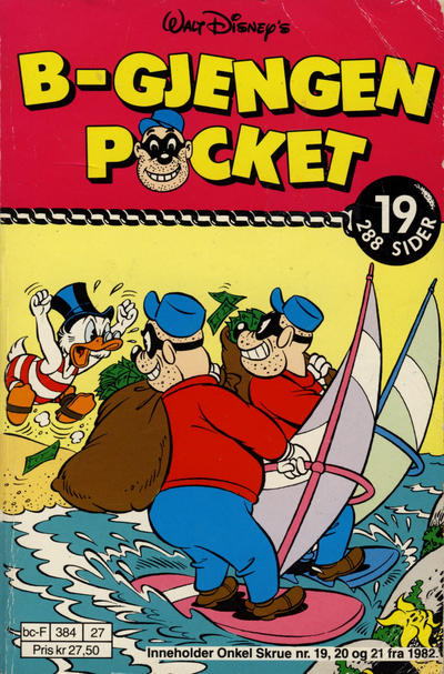 Cover for B-Gjengen pocket (Hjemmet / Egmont, 1986 series) #19 [Reutsendelse]