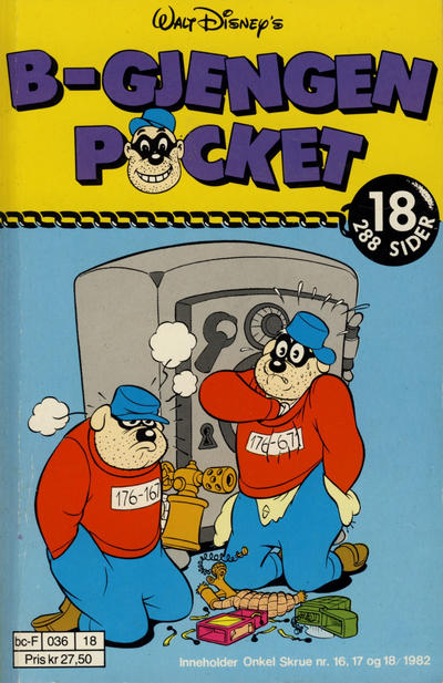 Cover for B-Gjengen pocket (Hjemmet / Egmont, 1986 series) #18