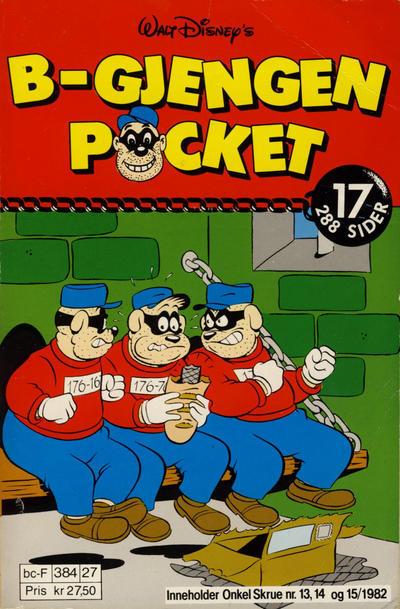 Cover for B-Gjengen pocket (Hjemmet / Egmont, 1986 series) #17 [Reutsendelse]