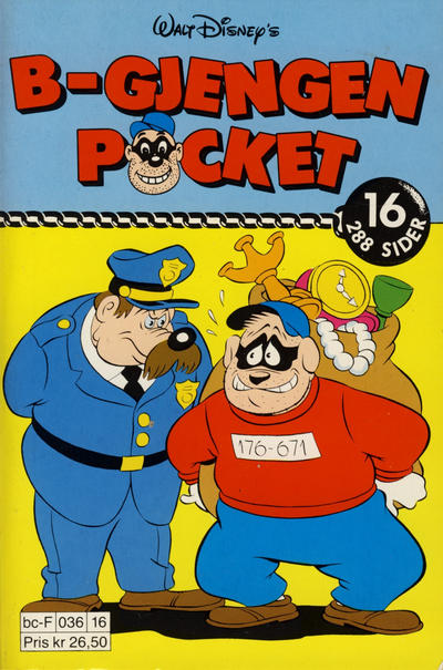 Cover for B-Gjengen pocket (Hjemmet / Egmont, 1986 series) #16