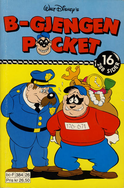 Cover for B-Gjengen pocket (Hjemmet / Egmont, 1986 series) #16 [Reutsendelse]