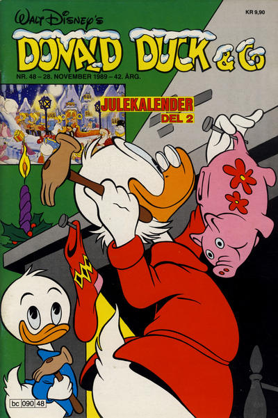 Cover for Donald Duck & Co (Hjemmet / Egmont, 1948 series) #48/1989