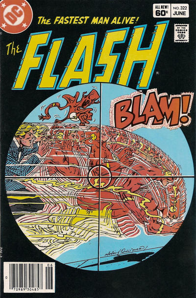 Cover for The Flash (DC, 1959 series) #322 [Newsstand]