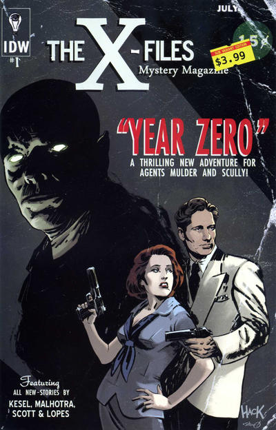 Cover for The X-Files: Year Zero (IDW, 2014 series) #1 [Subscription Cover]