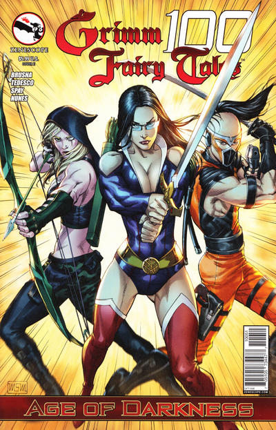 Cover for Grimm Fairy Tales (Zenescope Entertainment, 2005 series) #100 [Cover E by Mike S. Miller]