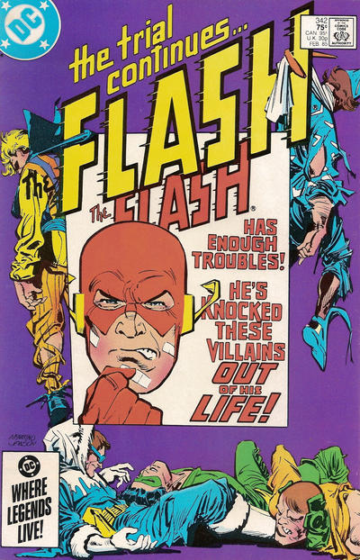 Cover for The Flash (DC, 1959 series) #342 [Direct]