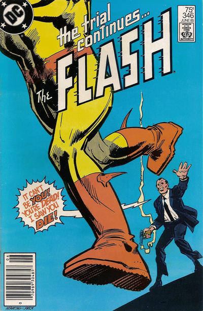 Cover for The Flash (DC, 1959 series) #346 [Newsstand]
