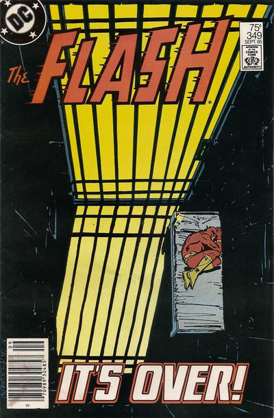 Cover for The Flash (DC, 1959 series) #349 [Newsstand]