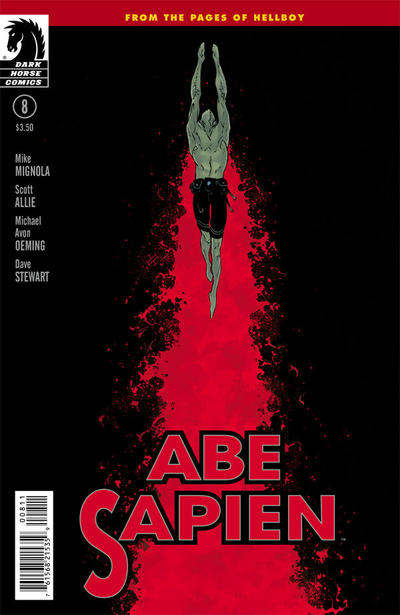 Cover for Abe Sapien (Dark Horse, 2013 series) #8 (18) [Cover A - Max Fiumara with Dave Stewart]