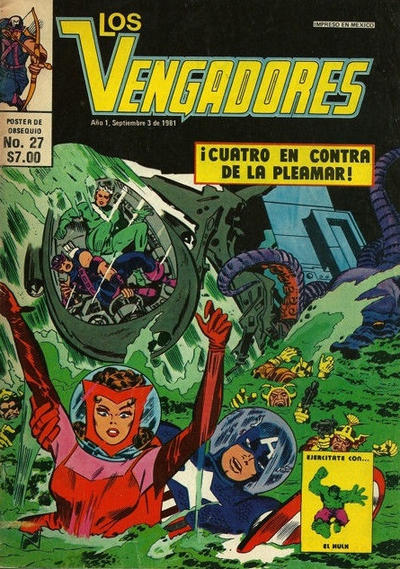 Cover for Los Vengadores (Novedades, 1981 series) #27