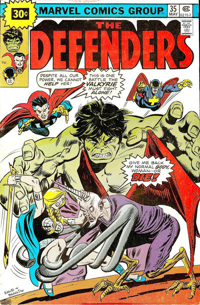 Cover for The Defenders (Marvel, 1972 series) #35 [30¢]