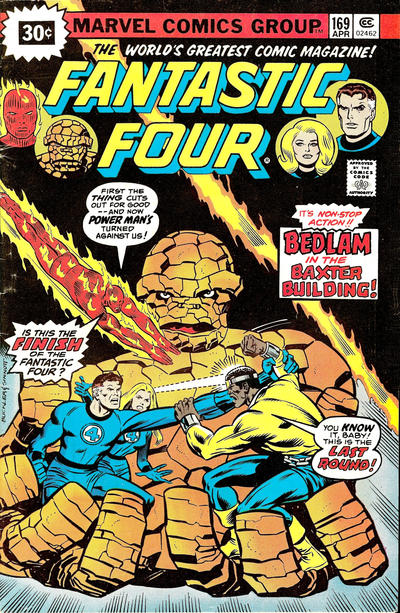 Cover for Fantastic Four (Marvel, 1961 series) #169 [30¢]