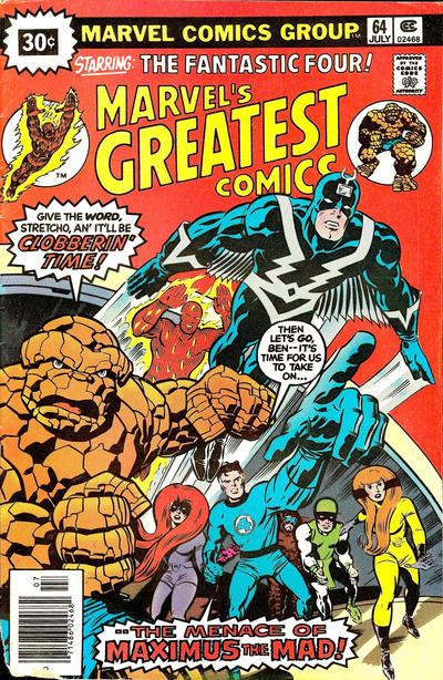 Cover for Marvel's Greatest Comics (Marvel, 1969 series) #64 [30¢]