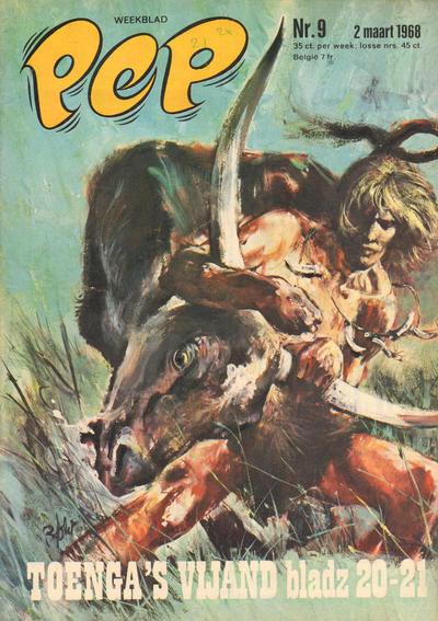 Cover for Pep (Geïllustreerde Pers, 1962 series) #9/1968