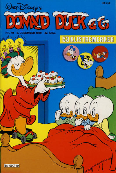 Cover for Donald Duck & Co (Hjemmet / Egmont, 1948 series) #49/1989