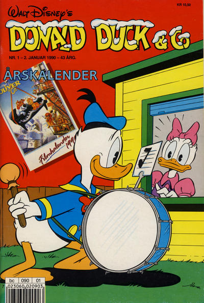 Cover for Donald Duck & Co (Hjemmet / Egmont, 1948 series) #1/1990