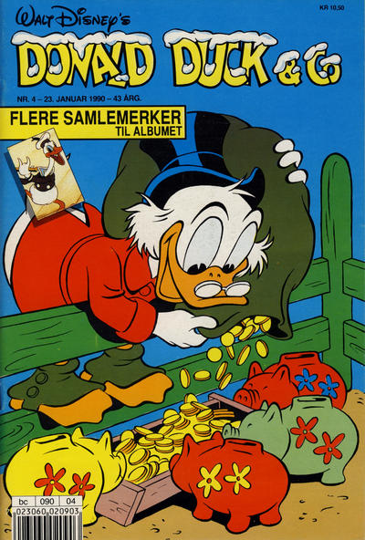 Cover for Donald Duck & Co (Hjemmet / Egmont, 1948 series) #4/1990