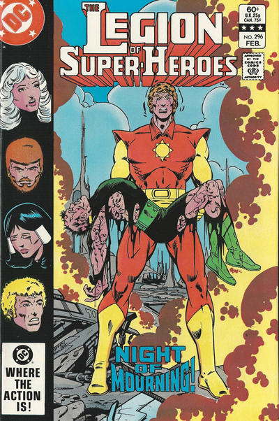 Cover for The Legion of Super-Heroes (DC, 1980 series) #296 [Direct]