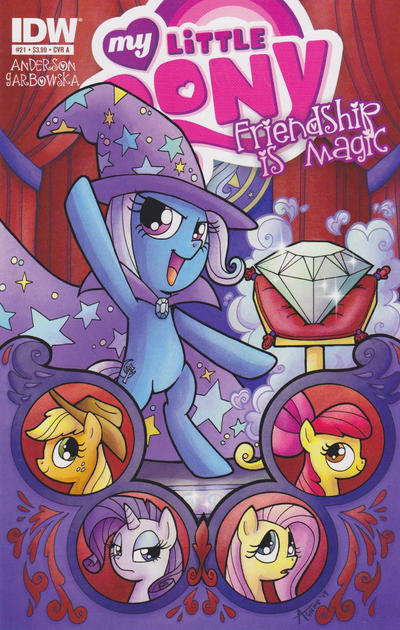 Cover for My Little Pony: Friendship Is Magic (IDW, 2012 series) #21 [Cover A - Agnes Garbowska]
