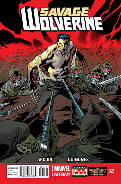 Cover for Savage Wolverine (Marvel, 2013 series) #21