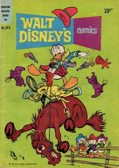 Cover for Walt Disney's Comics (W. G. Publications; Wogan Publications, 1946 series) #343