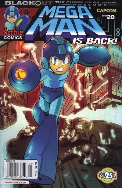 Cover for Mega Man (Archie, 2011 series) #28 [Newsstand]