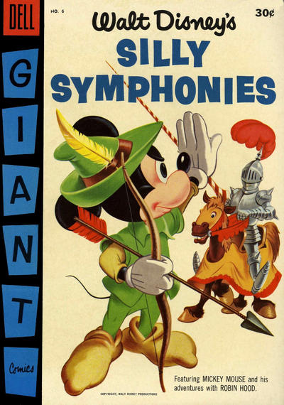 Cover for Walt Disney's Silly Symphonies (Dell, 1952 series) #6 [30¢]