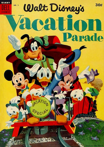 Cover for Walt Disney's Vacation Parade (Dell, 1950 series) #5 [30¢]
