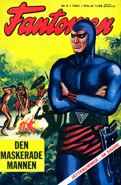 Cover for Fantomen (Semic, 1958 series) #3/1961