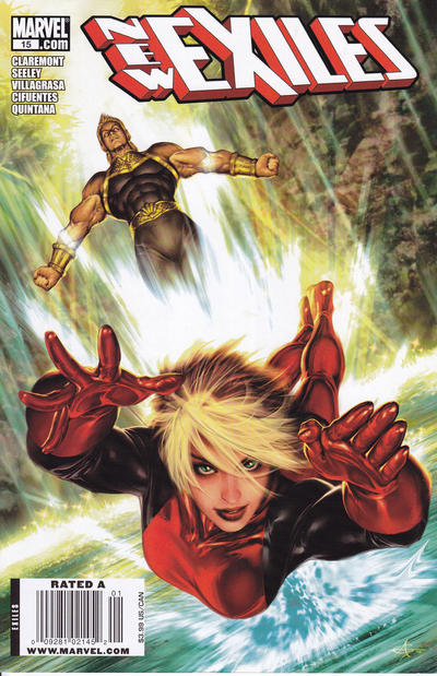 Cover for New Exiles (Marvel, 2008 series) #15 [Newsstand]