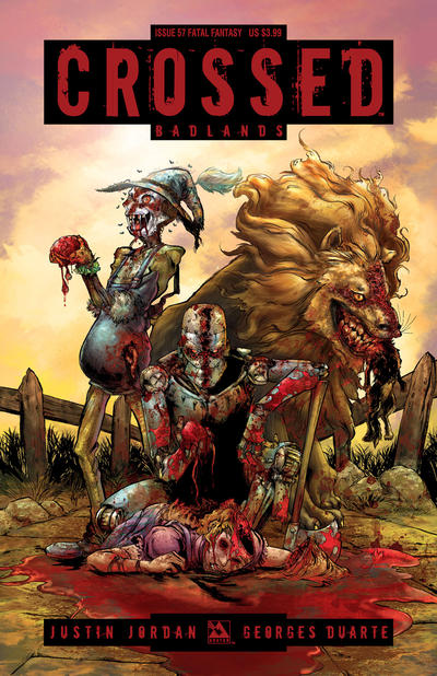 Cover for Crossed Badlands (Avatar Press, 2012 series) #57 [Fatal Fantasy Variant by Fernando Heinz]