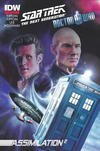 Cover for Star Trek: The Next Generation / Doctor Who: Assimilation² (IDW, 2012 series) #1 [2nd Printing]